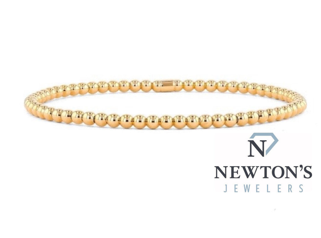 18kt Yellow Gold Stretch Bracelet
