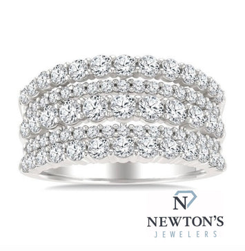 14kt White Gold Diamond Band