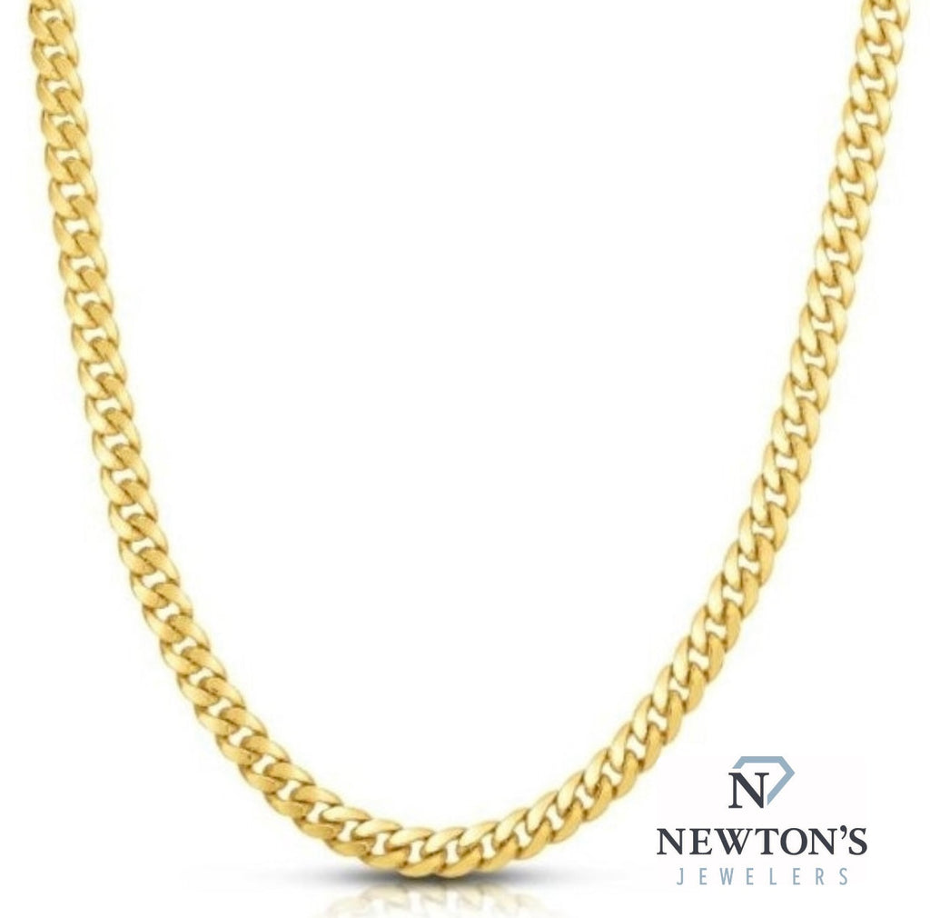 14kt Yellow Gold Miami Cuban Chain