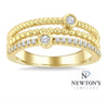 10kt Yellow Gold Diamond Fashion Band