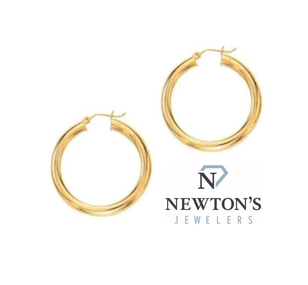 14kt Yellow Gold Hoop Earrings