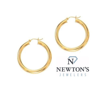 14kt Yellow Gold Hoop Earrings