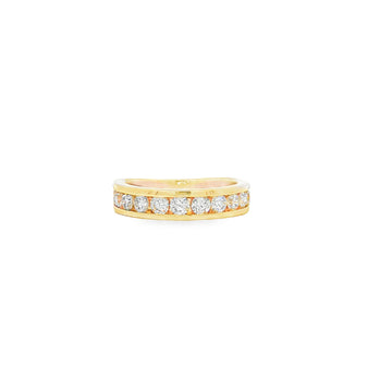 14kt Yellow Gold Estate Diamond Chanel Ring