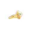14kt Yellow Gold Freshwater Pearl Statement Ring