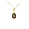 10kt Yellow Gold Smoky Quartz Pendant Necklace