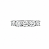 14kt White Gold Estate Five Stone Diamond Band