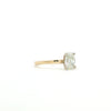 14kt Yellow Gold Oval Diamond Solitaire Engagement Ring