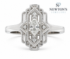 14kt White Gold Marquise Diamond Ring