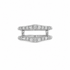 14kt White Gold Diamond Enhancer Jacket