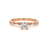 14kt Rose Gold Diamond Engagement Ring (0.57ct Tw)