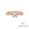 14kt Rose Gold Diamond Engagement Ring (0.57ct Tw)