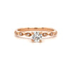 14kt Rose Gold Diamond Engagement Ring (0.57ct Tw)