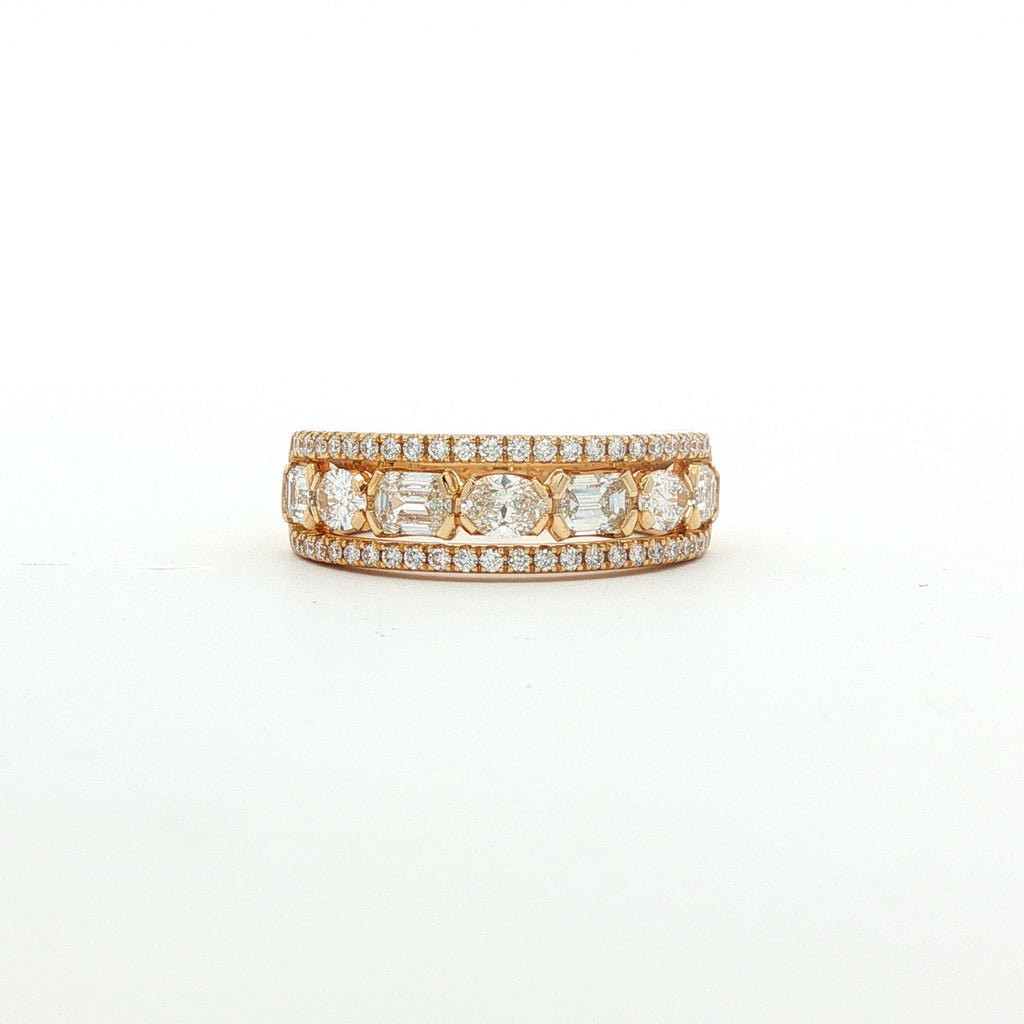 18kt Yellow Gold Diamond Band