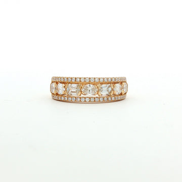 18kt Yellow Gold Diamond Band