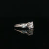 Estate 14kt White Gold Diamond Engagement Ring