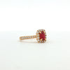 14kt Yellow Gold Ruby and Diamond Ring