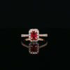 14kt Yellow Gold Ruby and Diamond Ring
