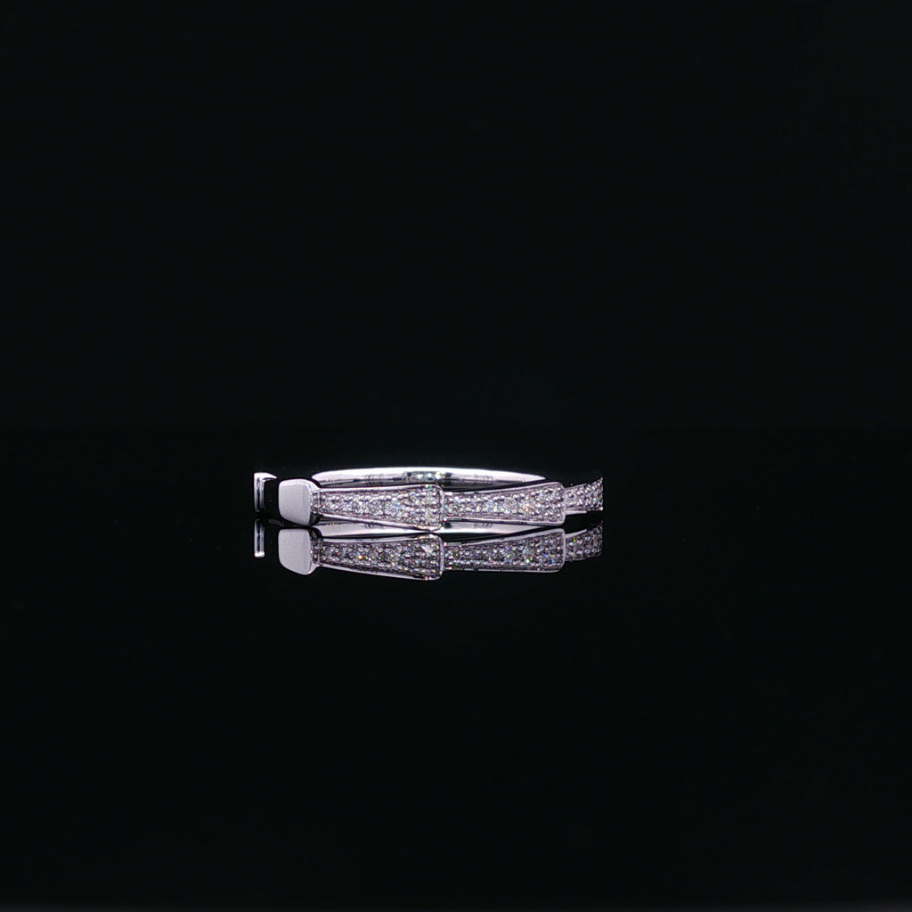 14kt White Gold Diamond Band