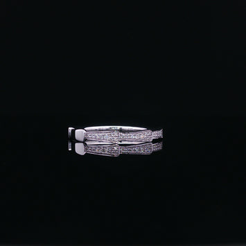 14kt White Gold Diamond Band