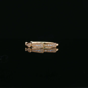 14kt Yellow Gold Diamond Band