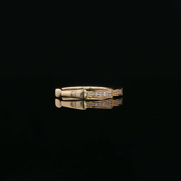 14kt Yellow Gold Diamond Band