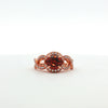 14kt Rose Gold Spessarite Garnet and Diamond Ring