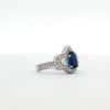 14kt White Gold Sapphire and Diamond Ring