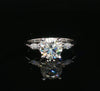 14kt White Gold Round Diamond Engagement Ring