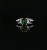 18kt Two-Tone Gold Sapphire & Diamond Ring