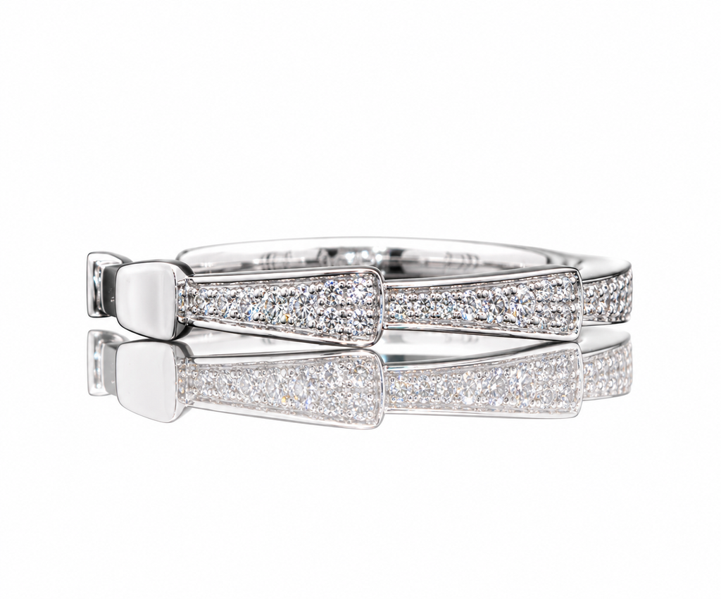 14kt White Gold Diamond Band