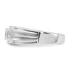 10kt White Gold Diamond Trio Gents Band (0.35ct Tw)