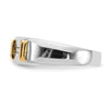 10kt White & Yellow Gold Diamond Gents Band (015ct Tw)