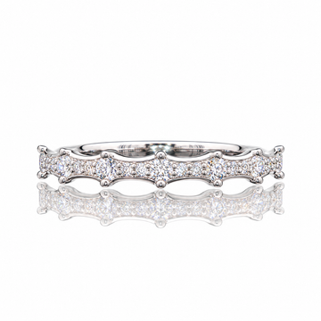 18kt White Gold Diamond Band
