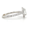 14kt White Gold Halo Engagement Ring