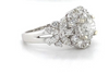 18kt White Gold Round Diamond Engagement Ring