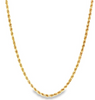 14kt Yellow Gold Rope Chain Necklace