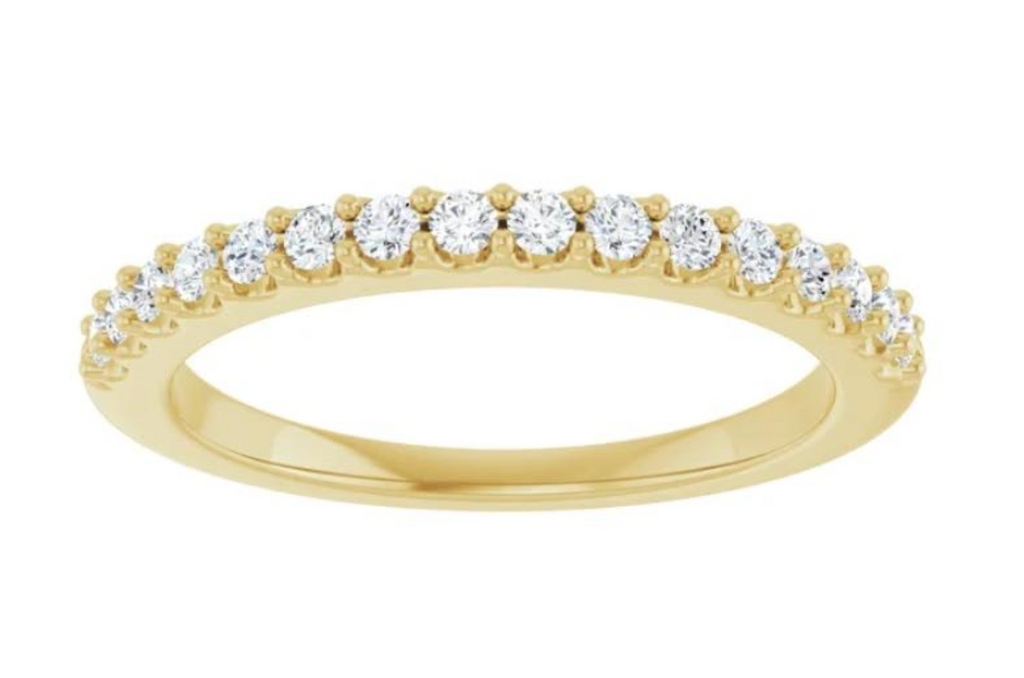 14kt Yellow Gold Diamond Band