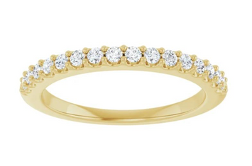 14kt Yellow Gold Diamond Band
