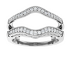 14kt White Gold Diamond Contour Ring Set