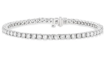 14kt White Gold Diamond Tennis Bracelet