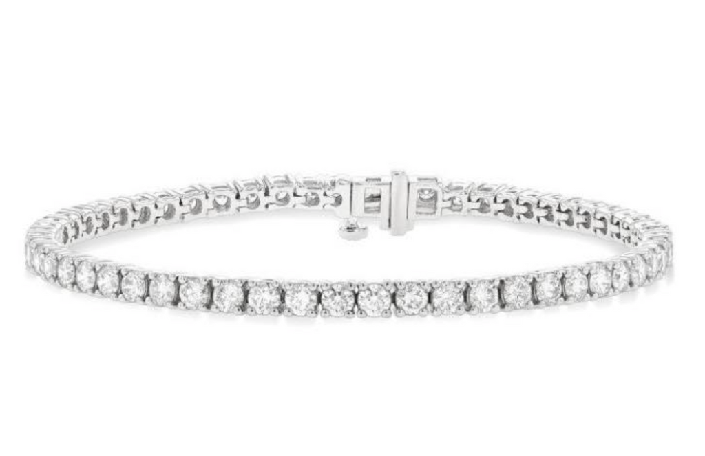 14kt White Gold Diamond Tennis Bracelet