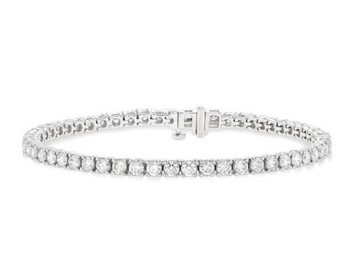 14kt White Gold Diamond Tennis Bracelet