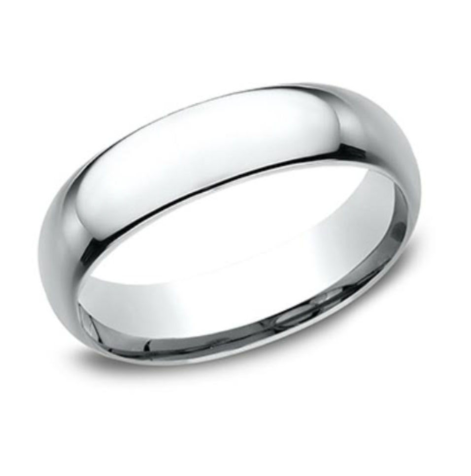 14kt White Gold Wedding Band