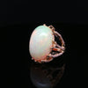 14kt Yellow Gold Opal & Diamond Statement Ring
