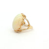 14kt Yellow Gold Opal & Diamond Statement Ring