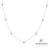 14kt White Gold Diamond Paperclip Chain (0.75ct)