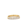 14kt Yellow Gold Diamond Stackable Band