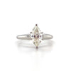 14kt White Gold 1.03ct Marquise Diamond Engagement Ring