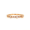 14kt Rose Gold Diamond Stackable Band