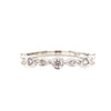 14kt White Gold Stackable Diamond Band